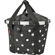 Bild für KLICKfix Fahrradkorb BIKEBASKET black dots