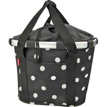 Image for KLICKfix Fahrradkorb BIKEBASKET black dots