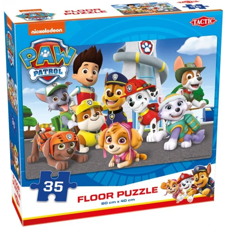 bodenpuzzle Nickelodeon Pfotenpatrouille 60 x 40 cm 35teilig