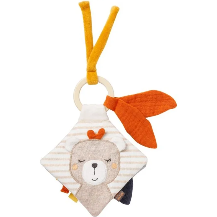 Stoffbuch Esel & Teddy NATUR