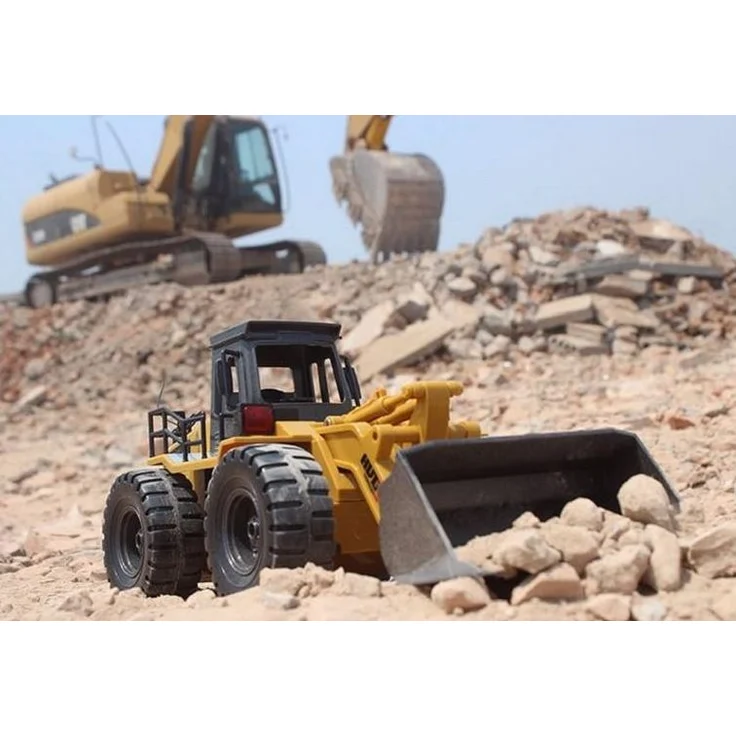 RC Radlader SUPERLOADER ferngesteuerter Lader Bagger Schaufelbagger Baufahrzeug - Preisvergleich – Bild 1