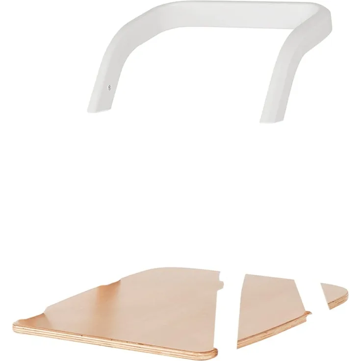Ergobaby Evolve Kitchen Helper, Zubehör für den Ergobaby Evolve Hochstuhl, Küchenhelfer für Kleinkinder Mitwachsend ab ca. 2 Jahren bis max. 45,3 kg, Natural Wood