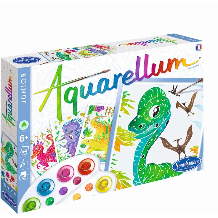 SentoSphere 3906511 - Aquarellum Junior, Dinosaurier, Malset