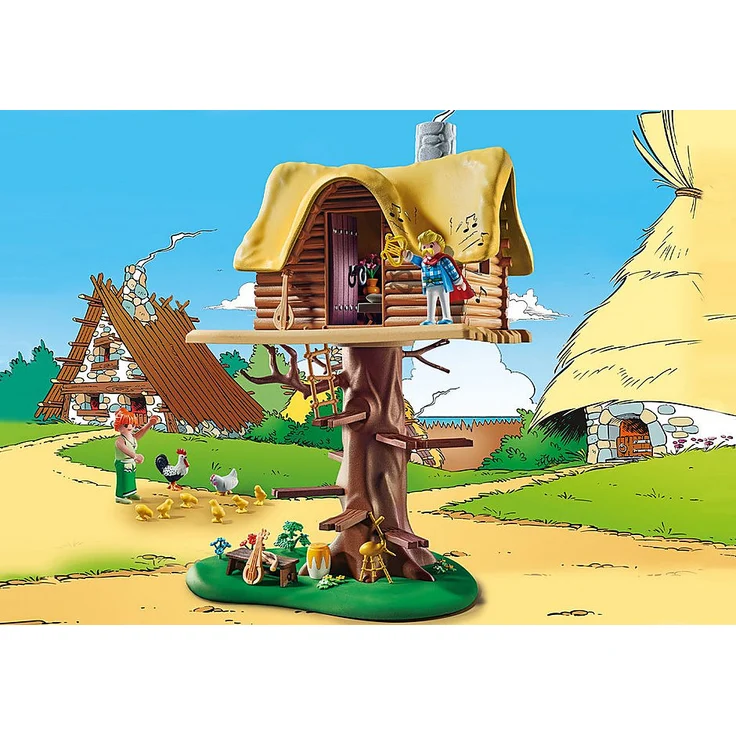 Playmobil Asterix 71016 'Troubadix mit Baumhaus', 96 Teile, ab 5 Jahren – Bild 4