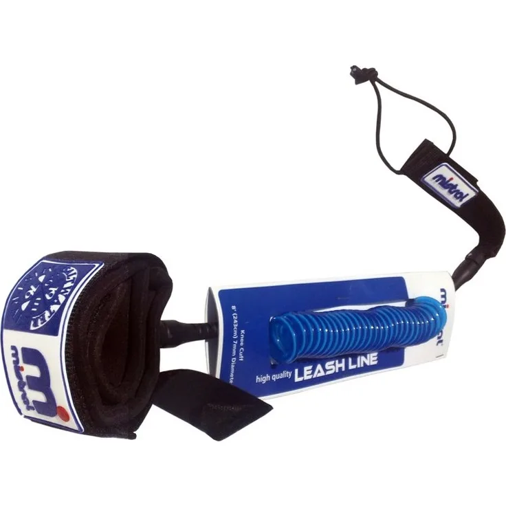 Mistral SUP Spiral Boardleash Line, unter Knie Befestigung sowie Knoechelbefestigung 243 cm