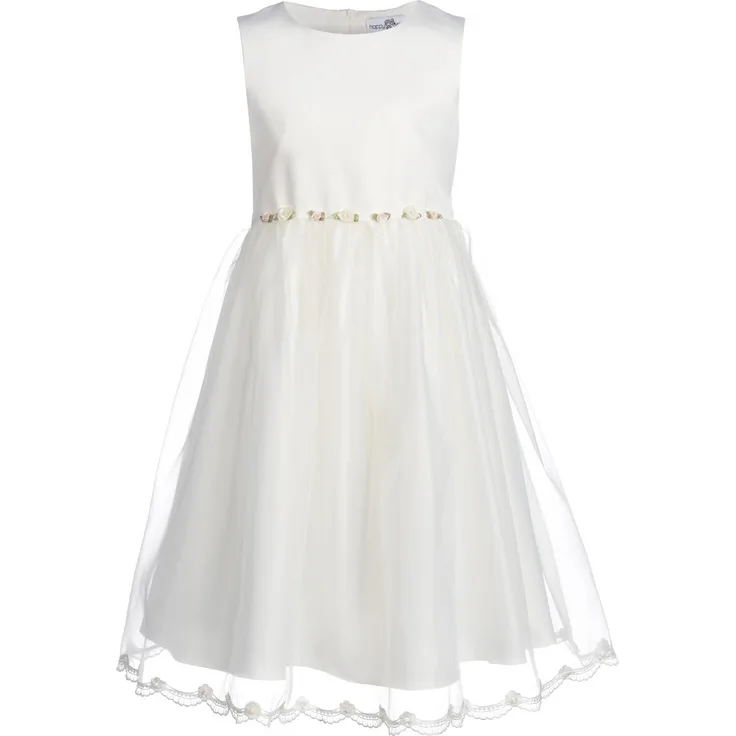 Happy Girls Blumenkind Kinderkleid festlich Romantic ecru (Größe: 134)