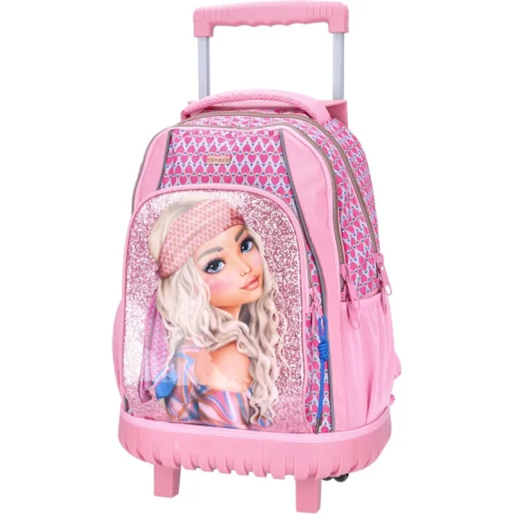 Depesche Schulrucksack Trolley TOPModel SEVENTIES pink