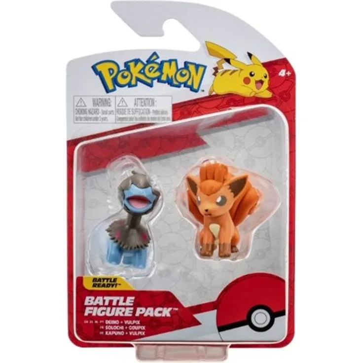 Pokemon Battle Figure Pack Vulpix & Deino -