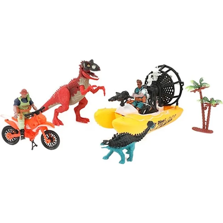 spielset World Of Dinosaurs junior 7-teilig