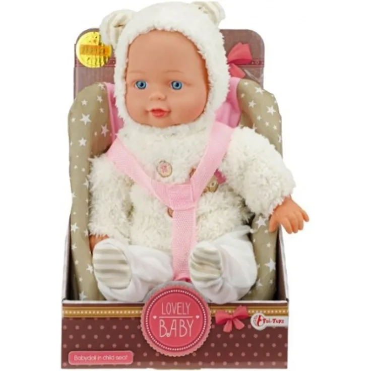 Toi-Toys Babypuppe im Puppensitz 33cm