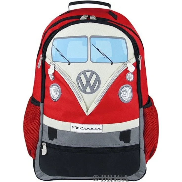 VW Bulli Rucksack rot - VENTO 0042 – Bild 1