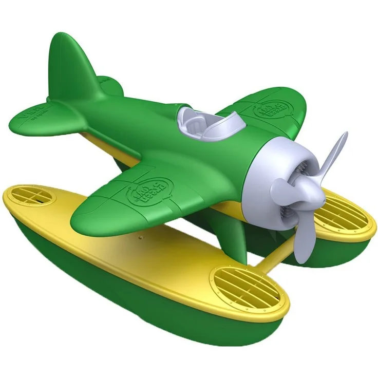 Green Toys 8601029 Wasserflugzeug, Badewannenspielzeug, nachhaltiges Badespielzeug für Kinder ab 12 Monaten