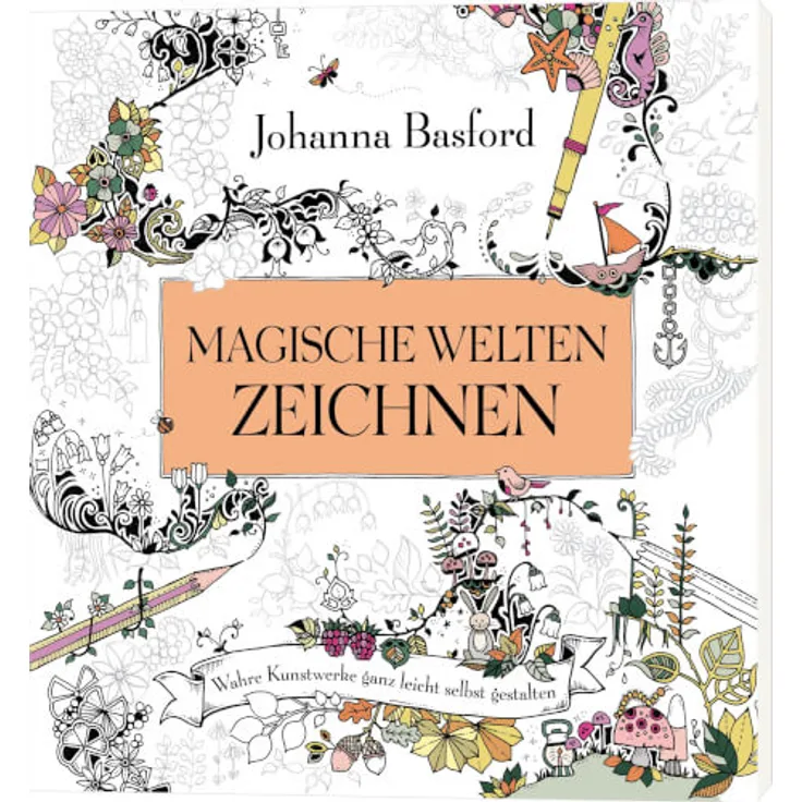 Johanna Basford, Ausmalbuch, Zeichnen