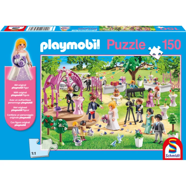 Puzzle Playmobil Bruidspaviljoen junior 150 Stück