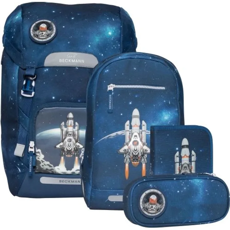 Beckmann Schulranzenset Classic Maxi - 6-Tlg. Set Space Mission
