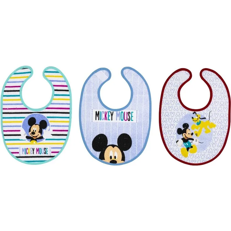 Interbaby Amazon Disney Frottee-Lätzchen mit Klettverschluss, 20 x 30 cm