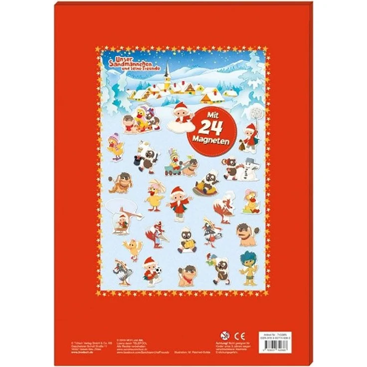 Magnet-Adventskalender 'Unser Sandmännchen' – Bild 3