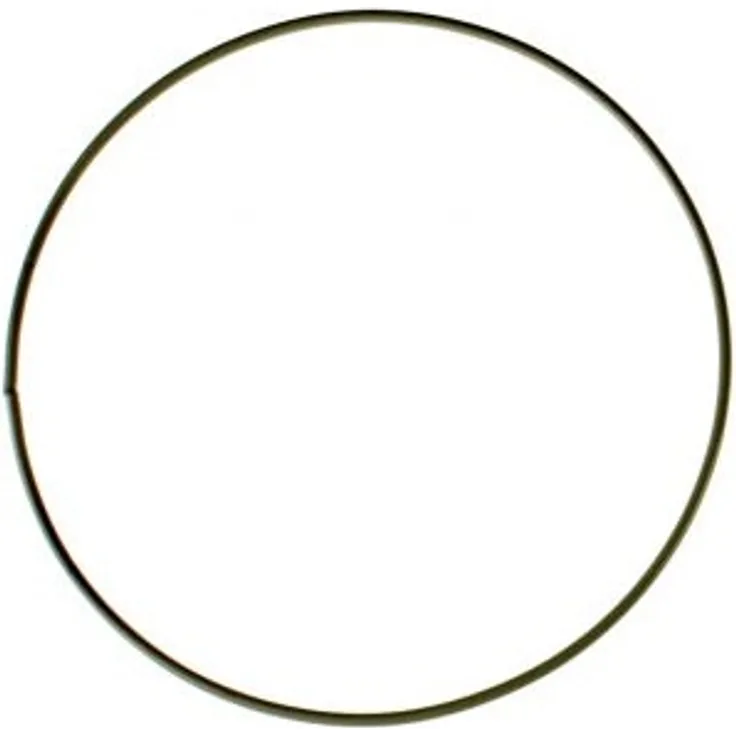 Glorex Metallring schwarz 15 cm Farbe: schwarz
