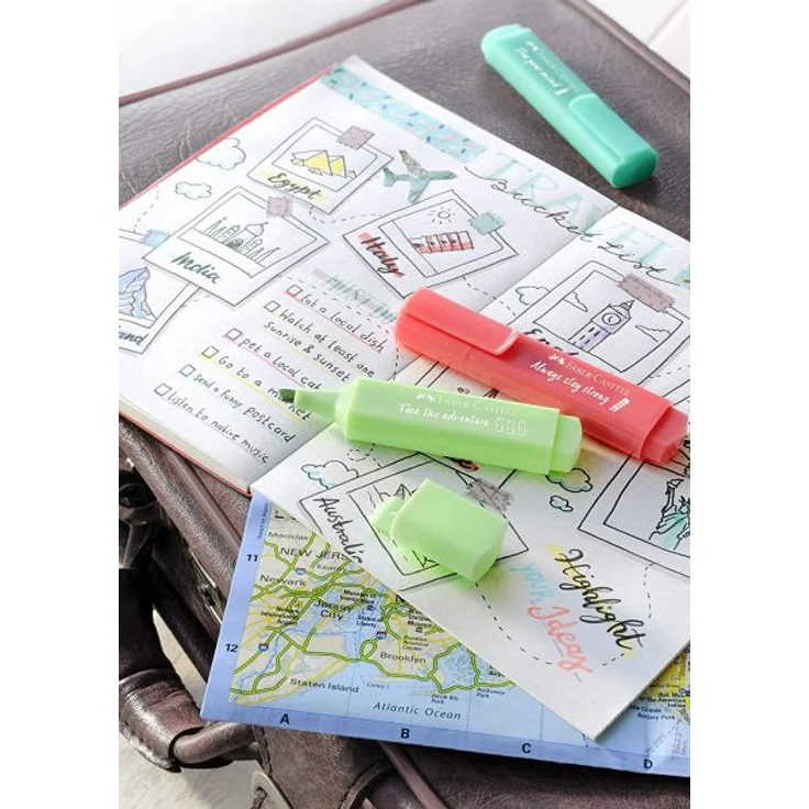 Faber-Castell Textmarker TL 46 Pastell Promo 8er Kart - Preisvergleich – Bild 6
