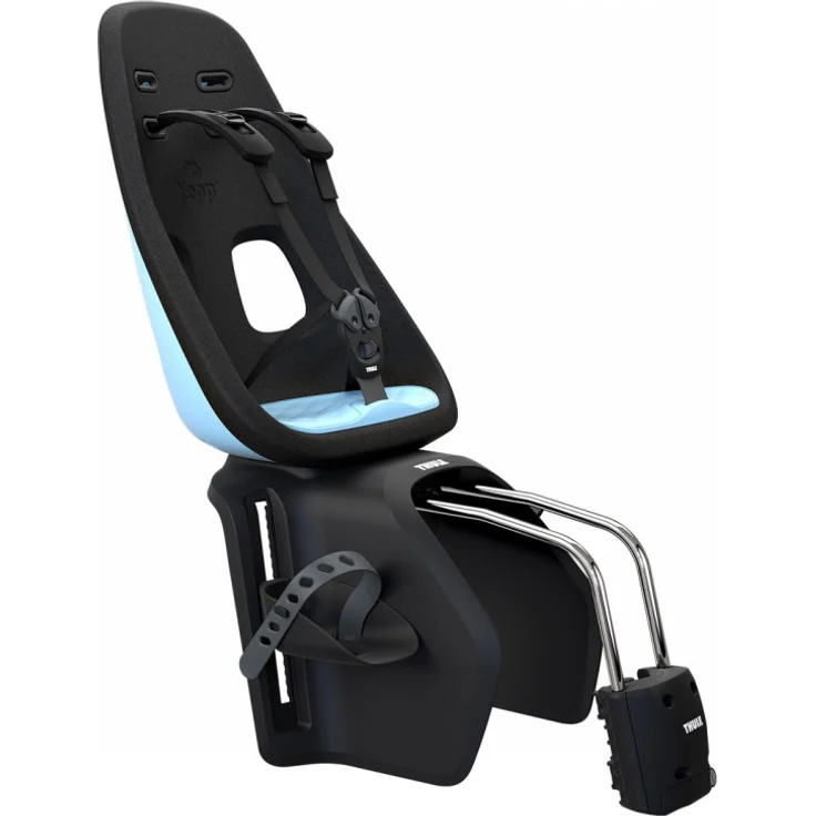 Thule 'Yepp Nexxt Maxi' Kinderfahrradsitz schwarz/blau, bis 22 kg, inkl. Rahmenhalterung – Bild 1