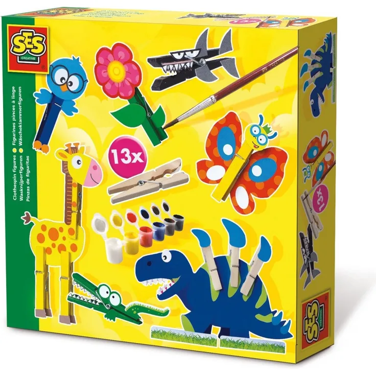 SES Creative - Wäscheklammerfiguren
