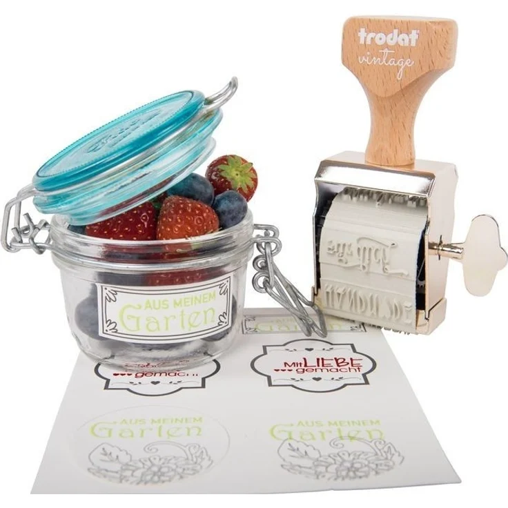 Trodat, Stempelset, Vintage (HANDMADE)