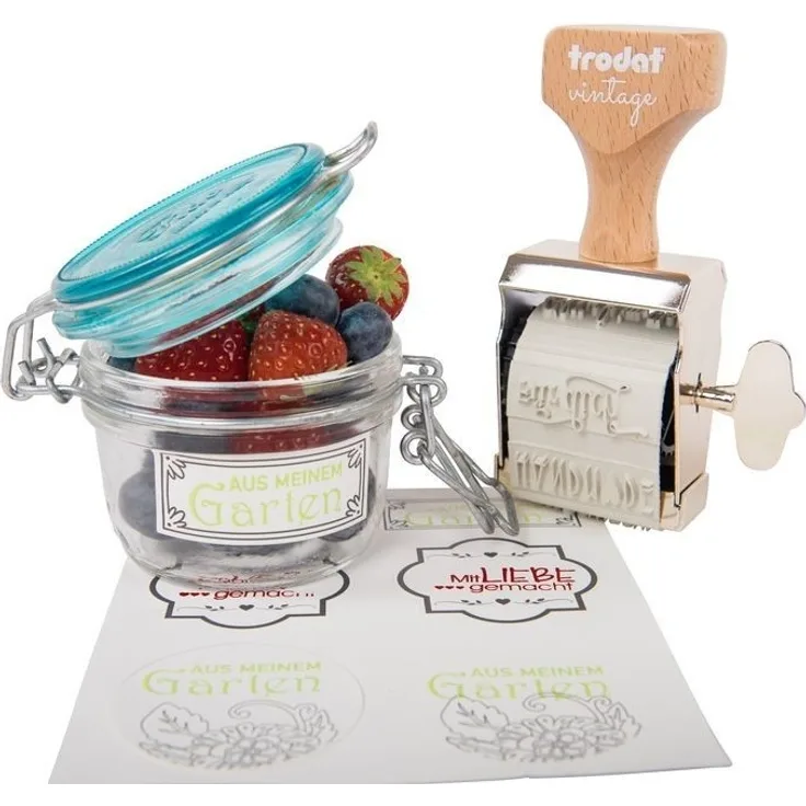 Trodat, Stempelset, Vintage (HANDMADE)