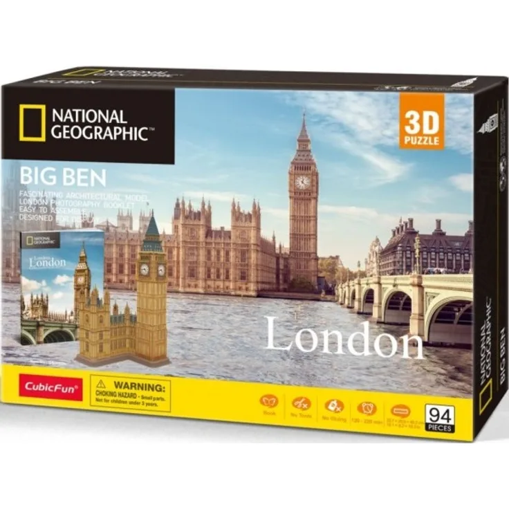 Cubic Fun Puzzle 3D Nati onal Geographic Big Ben