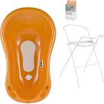 Baby Badewanne Set mit Gestell - für Neugeborene und Babys - stabil und bequem
