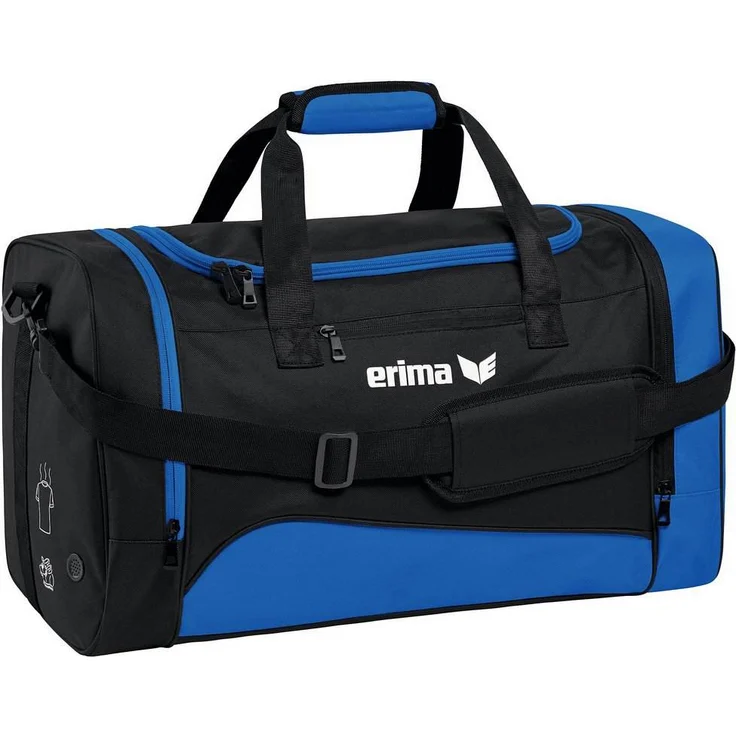 Erima Club 1900 2. 0 Sporttasche S 44x26x26cm / 30 Liter, new royal/schwarz - Preisvergleich – Bild 1
