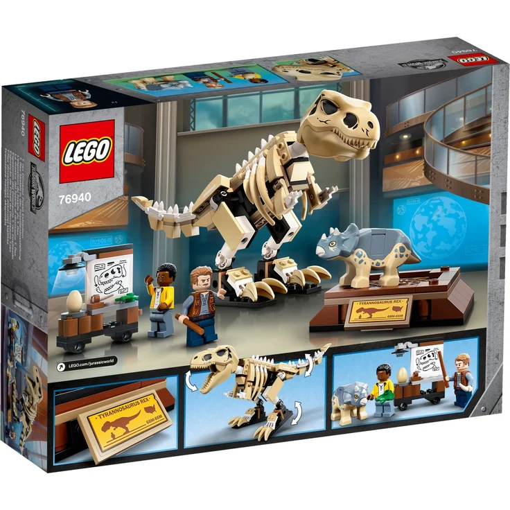 LEGO Jurassic World 76940 'T. Rex-Skelett in der Fossilienausstellung', 198 Teile, ab 7 Jahren – Bild 4