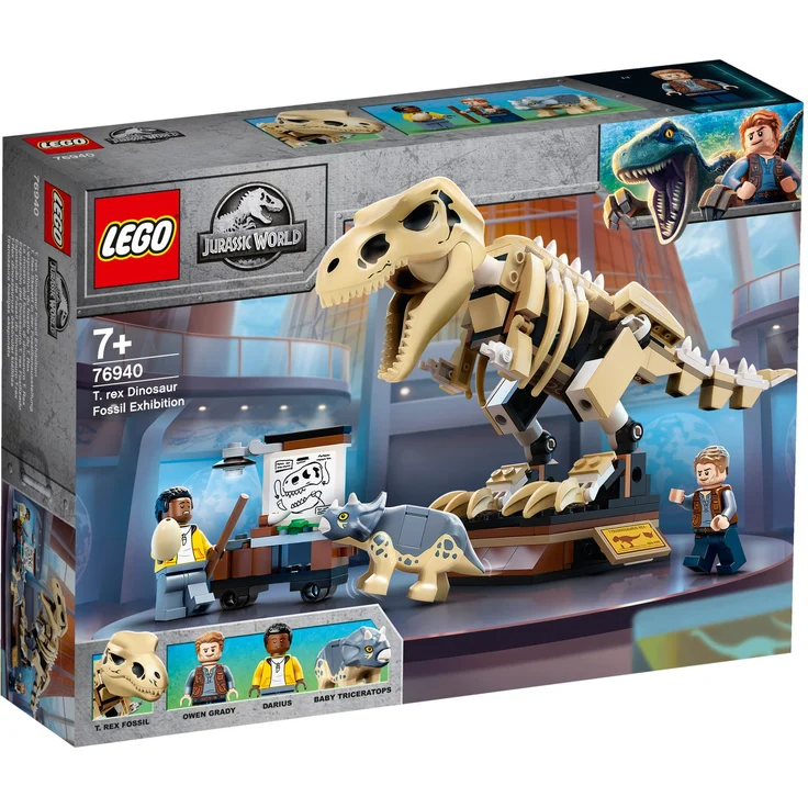 LEGO Jurassic World 76940 'T. Rex-Skelett in der Fossilienausstellung', 198 Teile, ab 7 Jahren – Bild 3