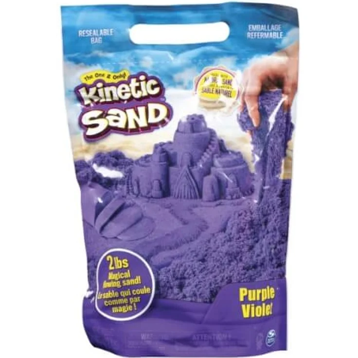 Spin Master Kinetic Sand Colour Bag Lila 907 Gramm – Bild 1