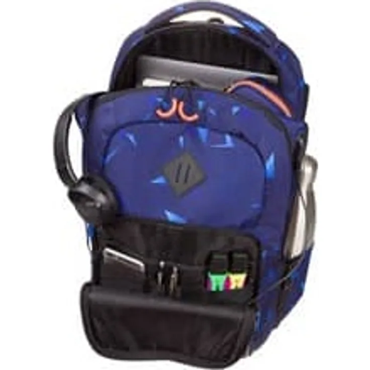 Schulrucksack Wizzard College - laser blue