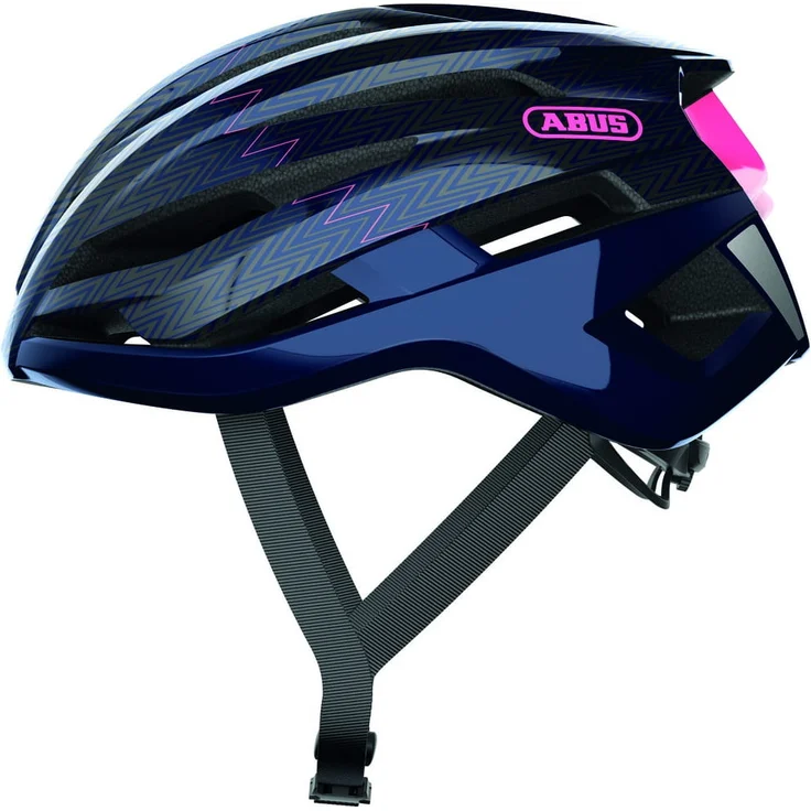 Abus Storm Chaser ZigZag Blue Shiny 51 - 55 cm – Bild 1