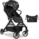 Hauck Buggy 'Travel N Care' Set 100 Jahre Disney Design mit Kinderwagenorganizer, Einhändig Klein Klappbar mit Tragegurt, Liegefunktion, Verdeck mit UV-Schutz 50+ und Netzfenster (Disney 100 Black)