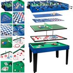 COLORBABY Mehrspieltisch, Holz, umwandelbarer Billardtisch, 12 Spiele, Kinderspielzeug, 6 Jahre, Brettspiele, Tischkicker für Kinder, Erwachsene (45596), 12 in 1 Tisch, 104 x 57. 5 x 69 cm - Preisvergleich