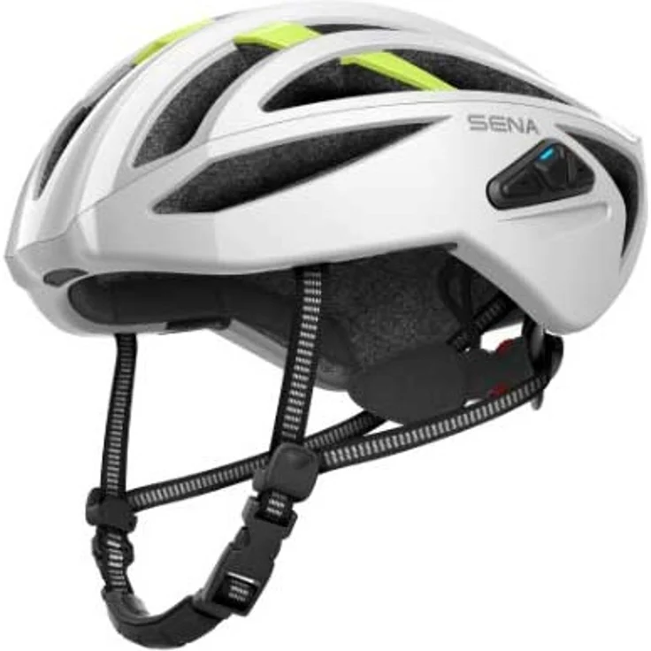 Sena R2 EVO matt weiß Größe M Rennrad Smart Helm – Bild 1