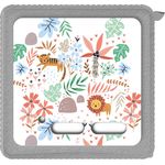 Aufkleber Schutzfolie kompatibel mit Toniebox – Safari – Passgenaue Folie als Zubehör & Schutz für Tonie Box – Klebefolie als Cover für Jungen & Mädchen – Sticker als Dekofolie