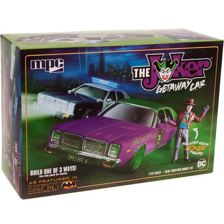MPC MPC890 Getaway Car mit Harz Joker Figur, 1:25, mehrfarbig