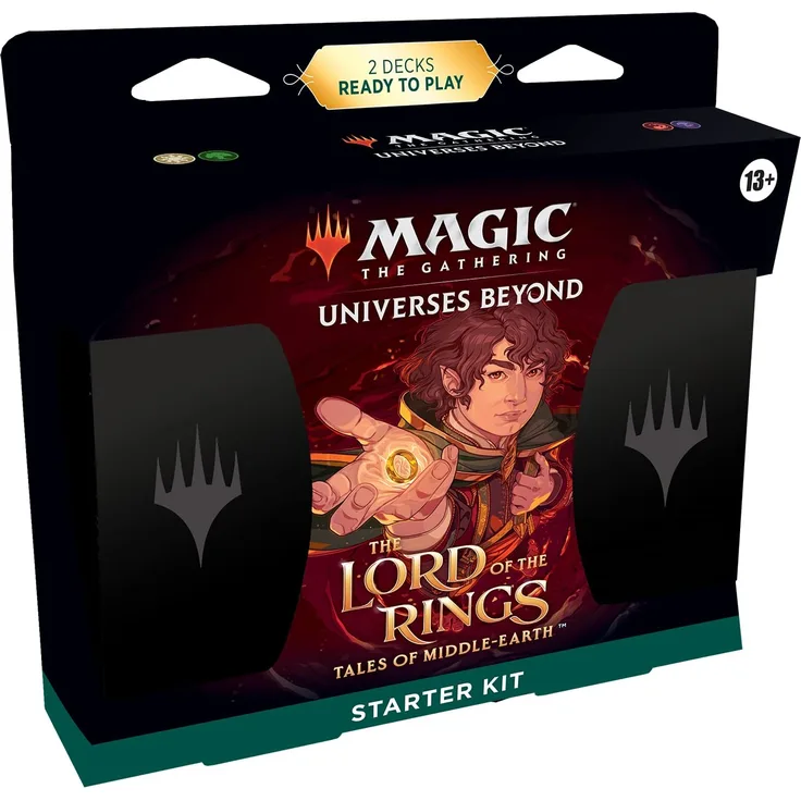 Magic The Gathering The Lord of The Rings: Tales of Middle-Earth Starter Kit - Learn to Play with 2 Ready-to-Play Decks + 2 Codes to Play Online (2-Player Card Game) (Englische Version)
