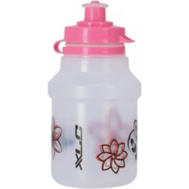 XLC Trinkflasche Kids WB-K07350ml inklusive Halter 'flowers' – Bild 1