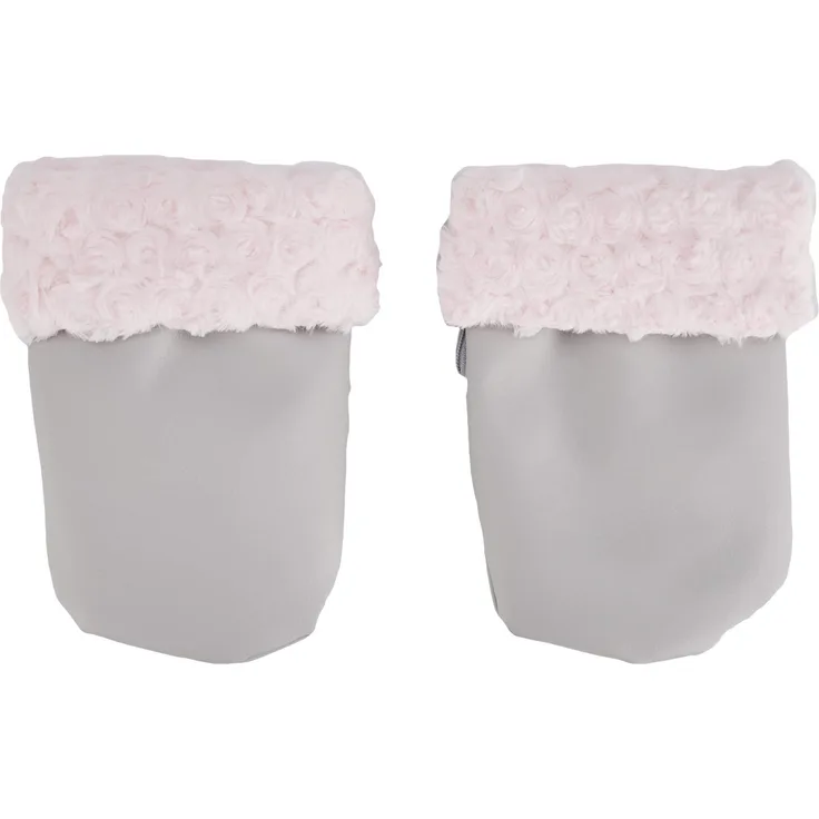 Babyline 3200007 Waschlappen, Unisex, Grau/Rosa