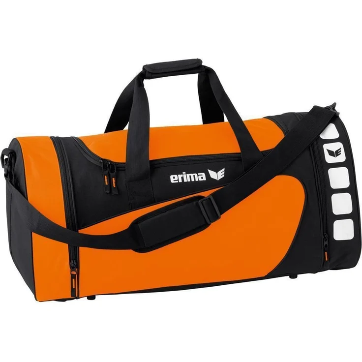 Erima Club 5 Sporttasche orange schwarz, M 61Lx29Bx28H (49. 5 Liter) - Preisvergleich – Bild 2