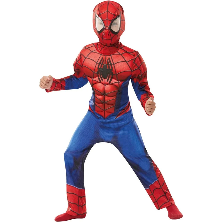Rubie 's 640841s Spiderman Marvel Spider-Man Deluxe Kind Kostüm, Jungen, klein – Bild 1