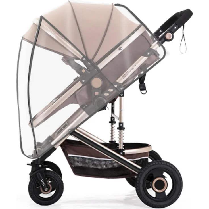 Universal Kinderwagen ​Regenschutz, Universal Komfort Regenschutz,Universal Regenschutz, für Buggy und Sportwagen Kinderwagen, Gute Luftzirkulation