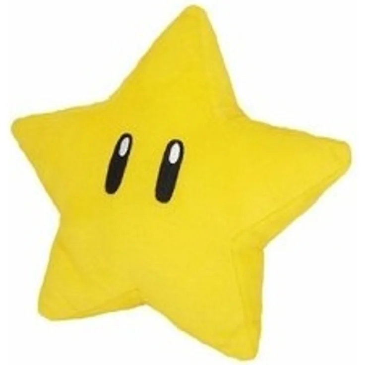 Nintendo Super Mario, Super Stern, Plüsch, 18 cm