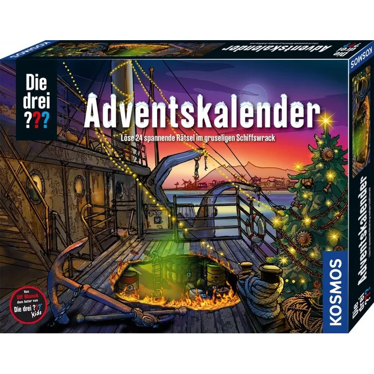 Kosmos 'Die drei ??? Adventskalender (2022)', ab 8 Jahren, mit spannender Krimi-Geschichte zum Knobeln
