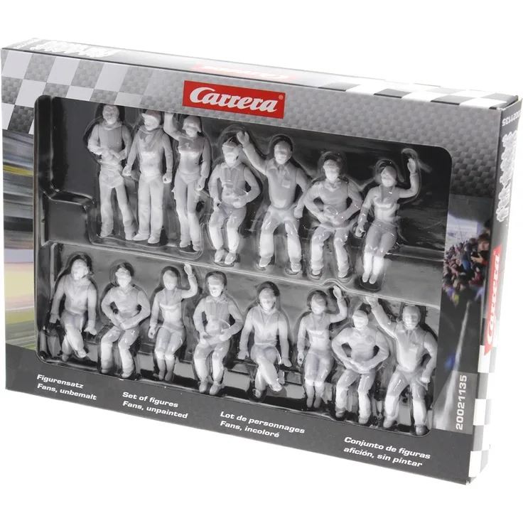 Carrera Figuren 21135 Figurensatz Fans unbemalt