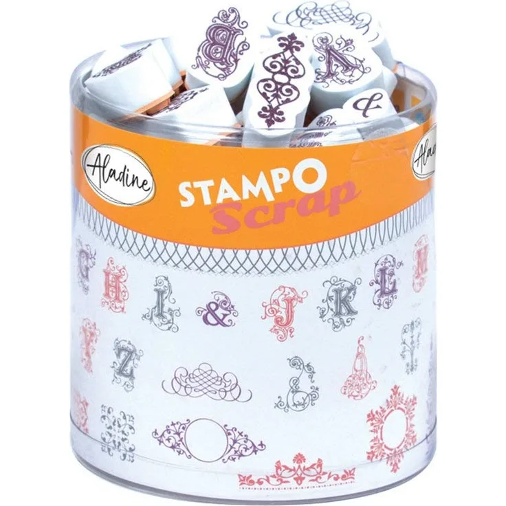 Aladine – 03712 – Stempel zu drucken – Stampo Scrap – Arabesque
